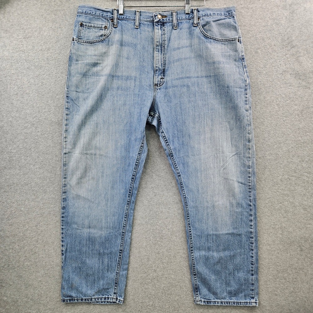 Heritage WRANGLER Dadcore Relaxed Fit Workwear Jeans Men 44x30 100% Cotton